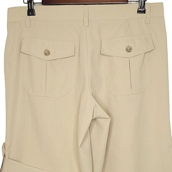 Weatherproof Garment Co. Khaki Roll Tab Outdoor Hiking Bermuda Shorts Size 8 - Picture 3 of 5